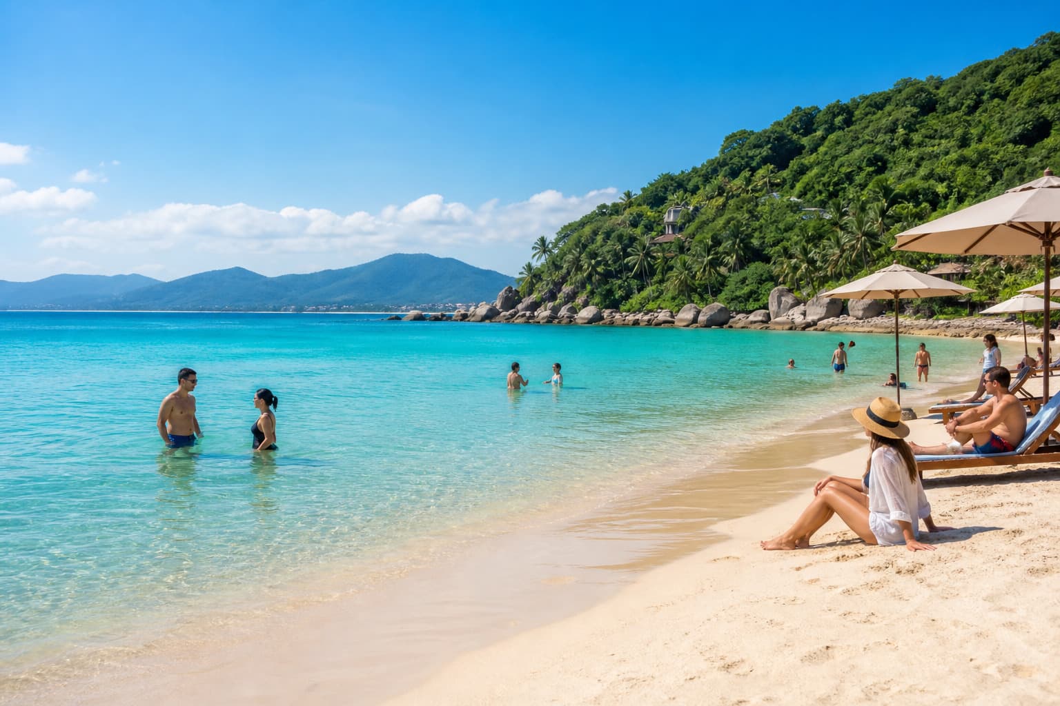Yalong Bay: Explore the tropical coastal scenery of Sanya and enjoy a resort paradise in southern China.