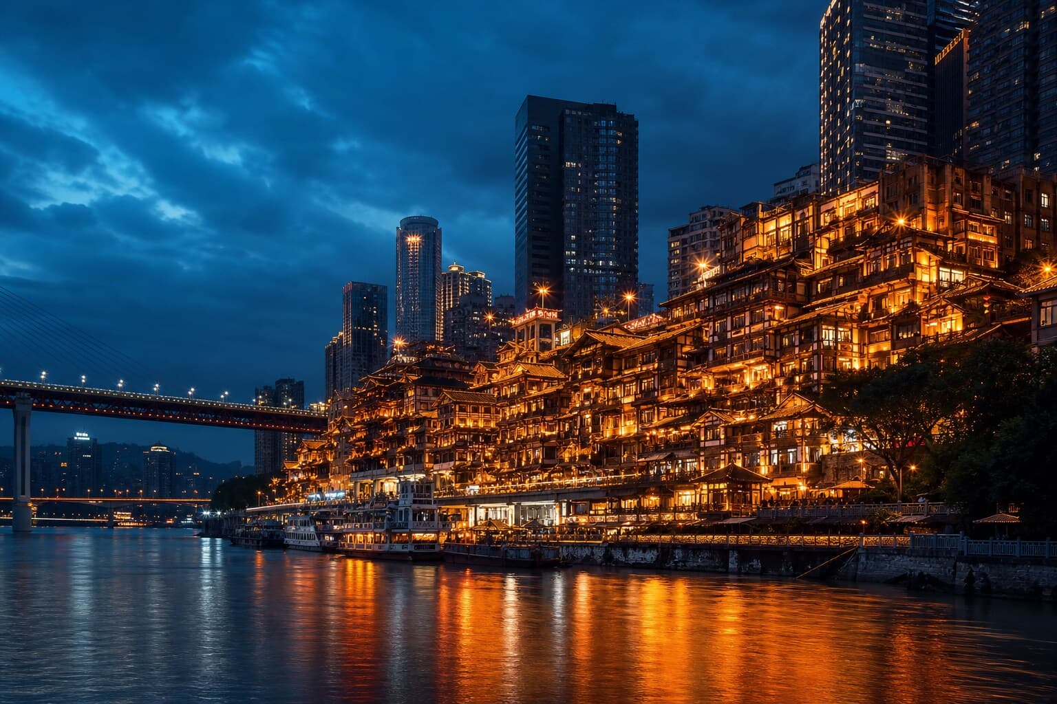 Hongyadong: Exploring Chongqing’s Mountain City Nightscape, Traditional Architecture and Bayu Culture