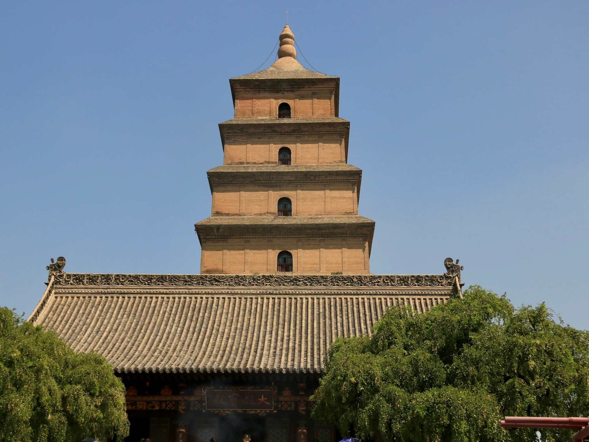 Giant Wild Goose Pagoda in Xi'an